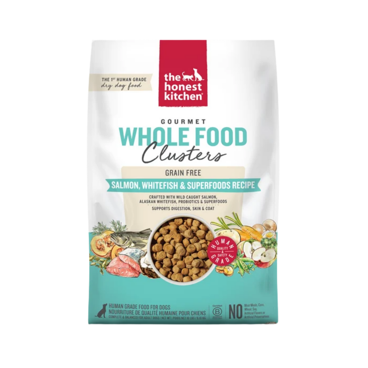The Honest Kitchen Grain Free Salmon & Whitefish Whole Food Clusters