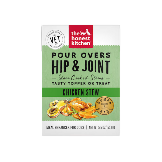 The Honest Kitchen Hip & Joint Support Functional Pour Overs Chicken Stew Topper, 5.5oz