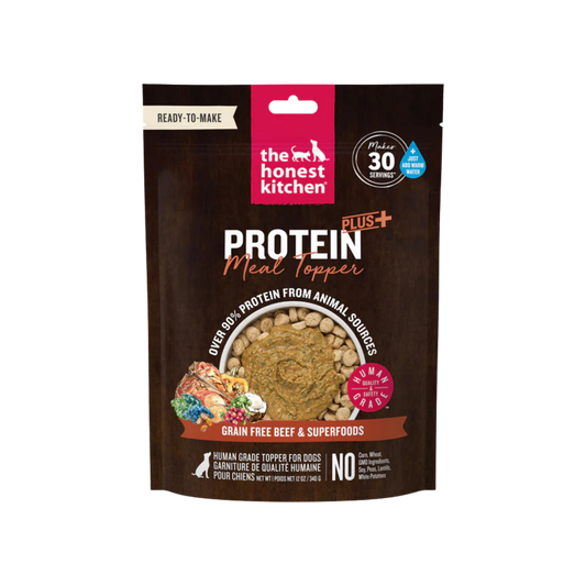 The Honest Kitchen Protein Plus+ Grain Free Beef with Superfoods Topper