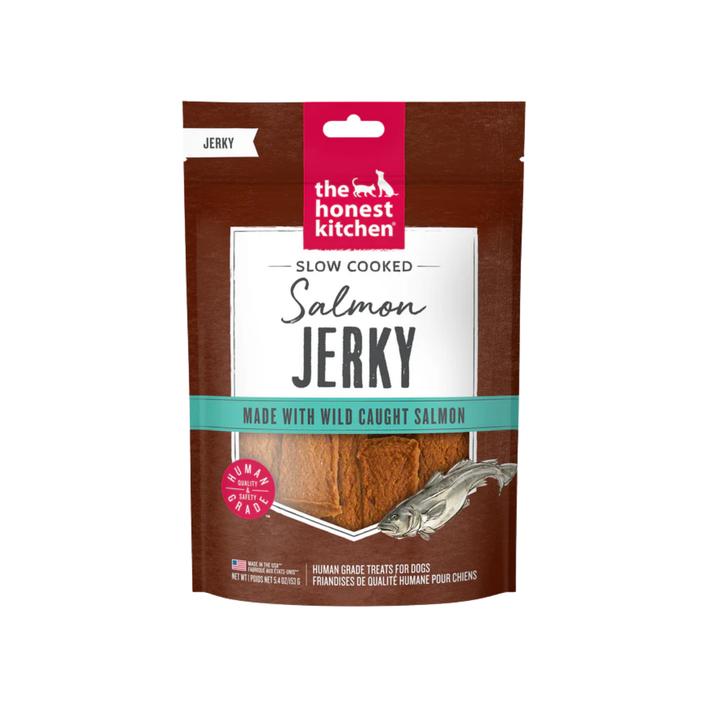 The Honest Kitchen Slow Cooked Salmon Jerky Chews