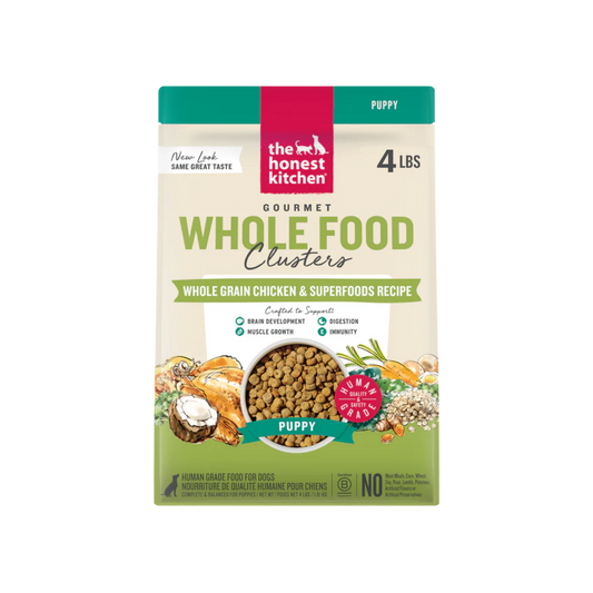 The Honest Kitchen Whole Grain Chicken Clusters for Puppies Dry Dog Food