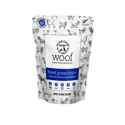 The New Zealand Natural Pet Food Co. Woof Freeze-Dried Beef Green Tripe