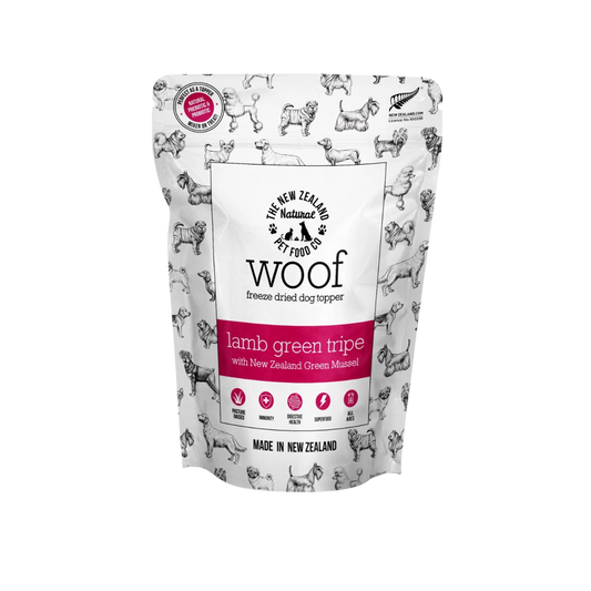 The New Zealand Natural Pet Food Co. Woof Freeze-Dried Lamb Green Tripe