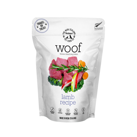 The New Zealand Natural Pet Food Co. Woof Freeze-Dried Raw Lamb Dog Food