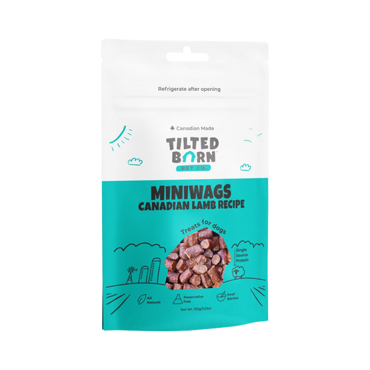 Tilted Barn Pet Co. Miniwags Canadian Lamb Recipe Treats for Dogs, 3.53oz