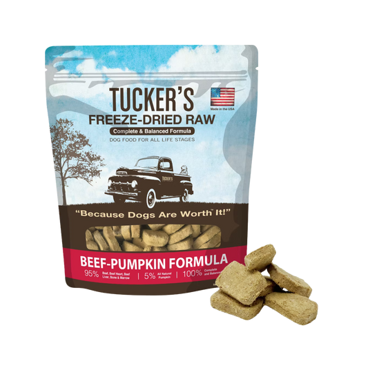 Tucker's Freeze-Dried Raw Beef & Pumpkin Formula for Dogs