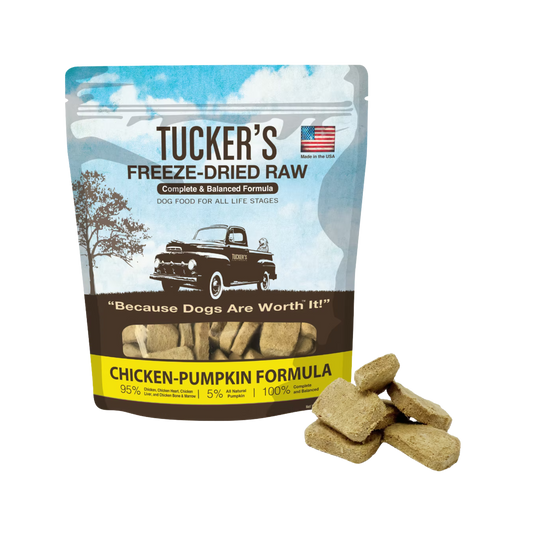Tucker's Freeze-Dried Raw Chicken & Pumpkin for Dogs