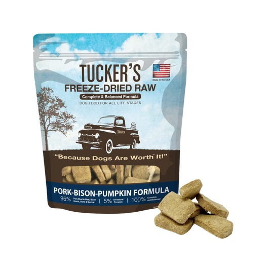 Tucker's Freeze-Dried Raw Pork, Bison, & Pumpkin Formula for Dogs