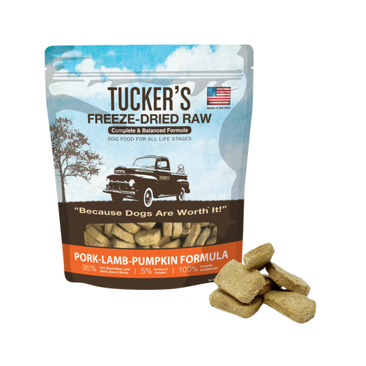 Tucker's Freeze-Dried Raw Pork, Lamb, & Pumpkin Formula for Dogs