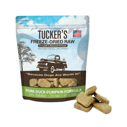Tucker's Freeze-Dried Raw Pork, Duck & Pumpkin for Dogs
