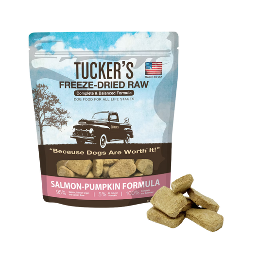 Tucker's Freeze-Dried Raw Salmon & Pumpkin for Dogs