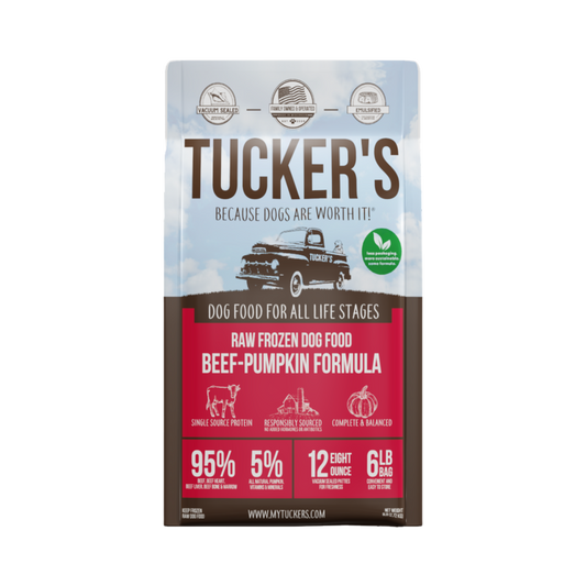 Tucker's Frozen Raw Beef & Pumpkin Dog Food