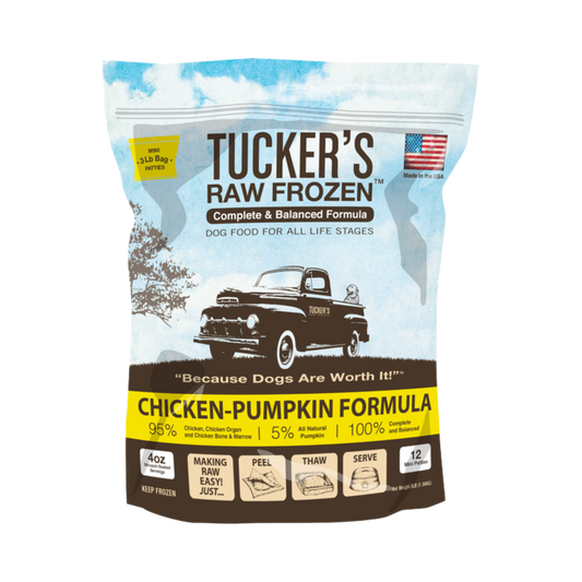 Tucker's Frozen Raw Chicken & Pumpkin Dog Food