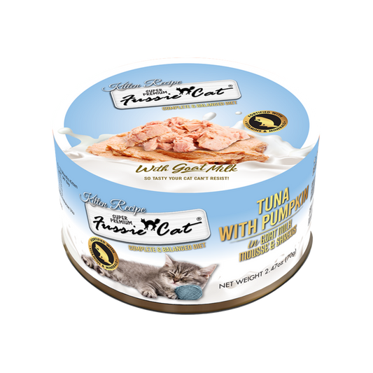 Tuna with Pumpkin In Goat Milk Mousse & Shreds Kitten Recipe