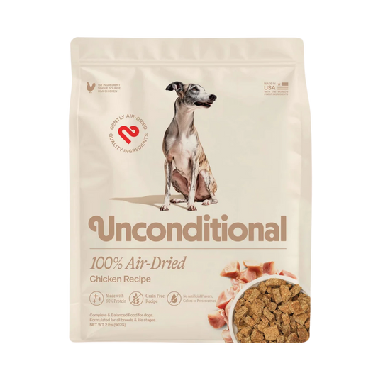 Unconditional Air-Dried Chicken Recipe Dog Food, 2lb