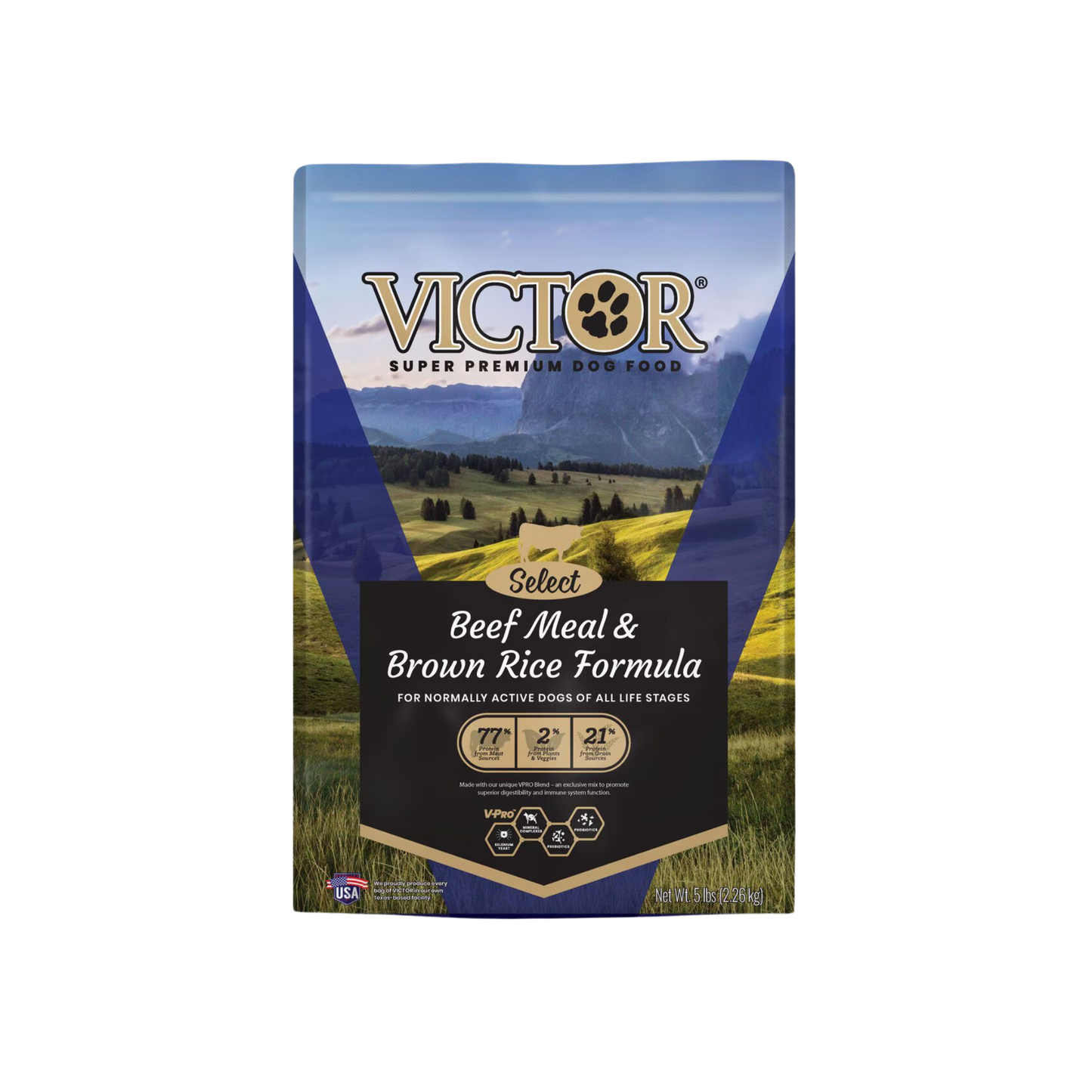 Victor Select Beef Meal & Brown Rice Formula Dry Dog Food
