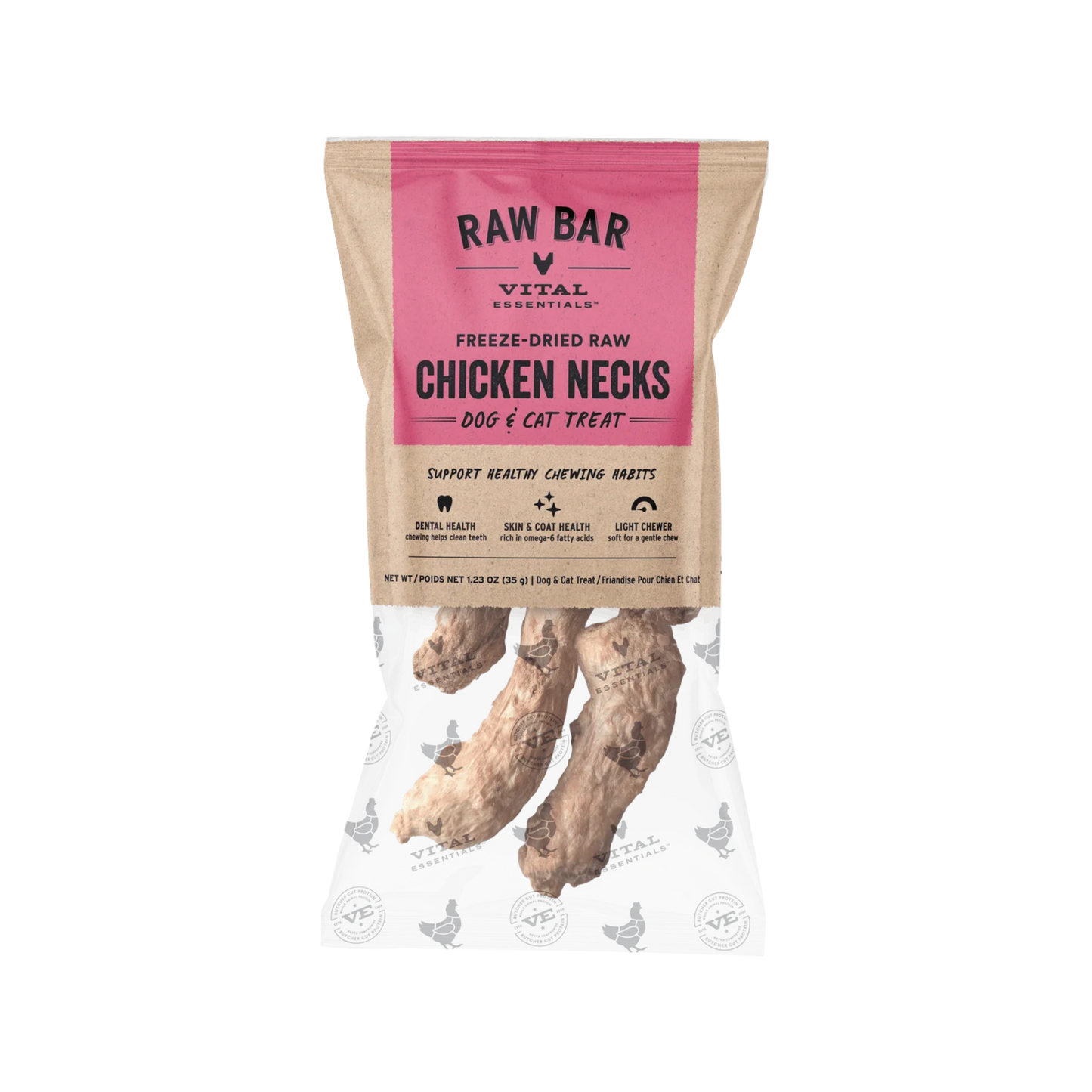 Vital Essentials Freeze-Dried Chicken Necks