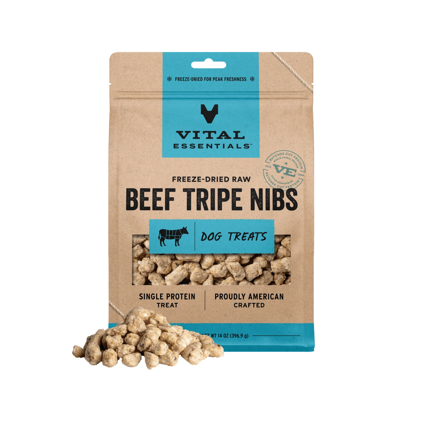 Vital Essentials Freeze-Dried Raw Beef Tripe Nibs