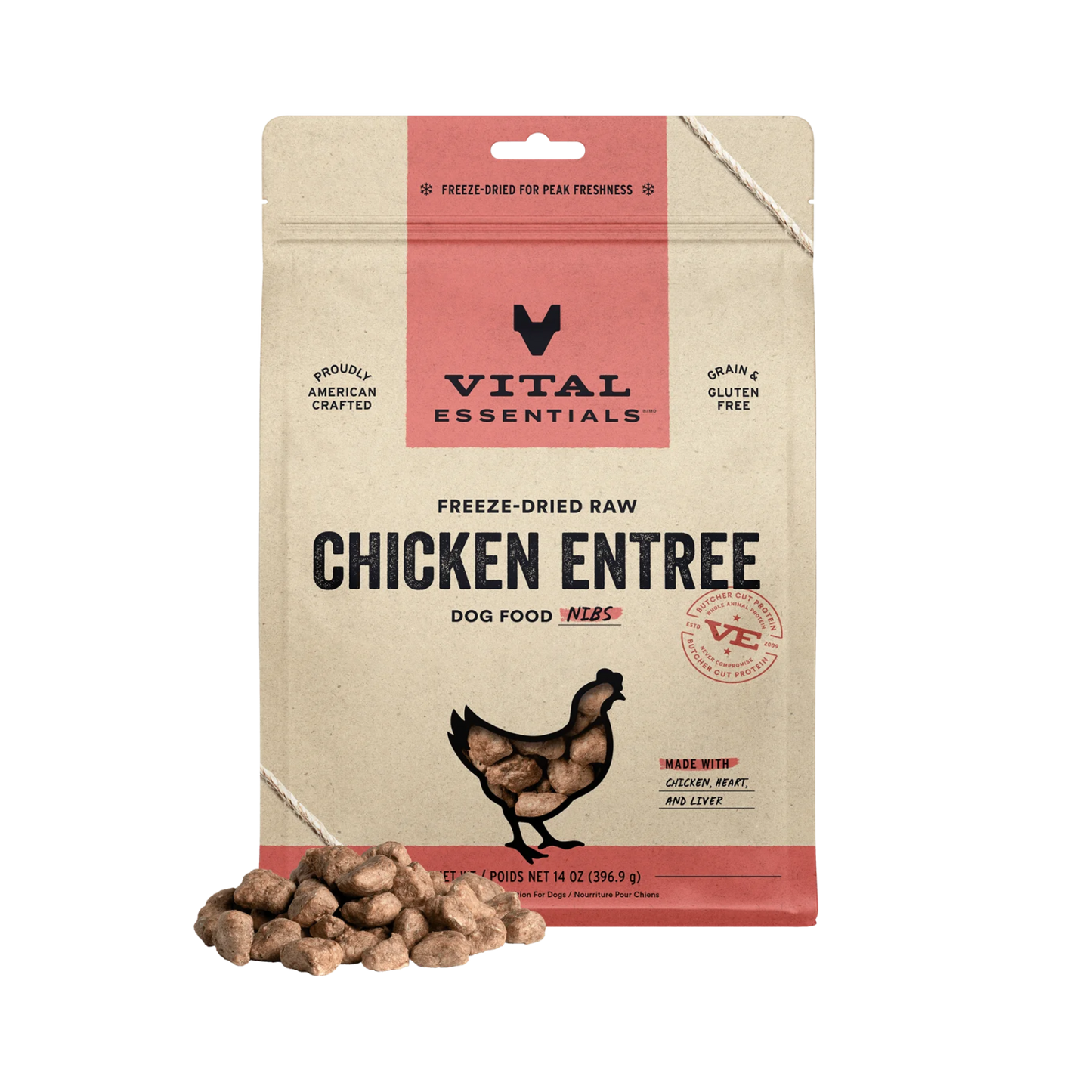 Vital Essentials Freeze-Dried Raw Nibs Dog Treats