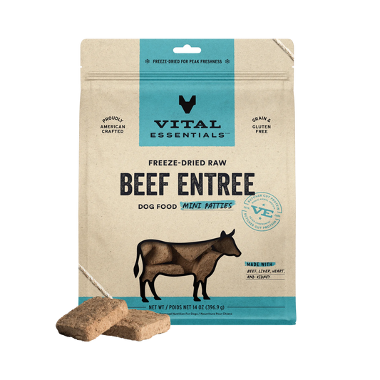 Vital Essentials Freeze-Dried Raw Mini Patties Dog Food