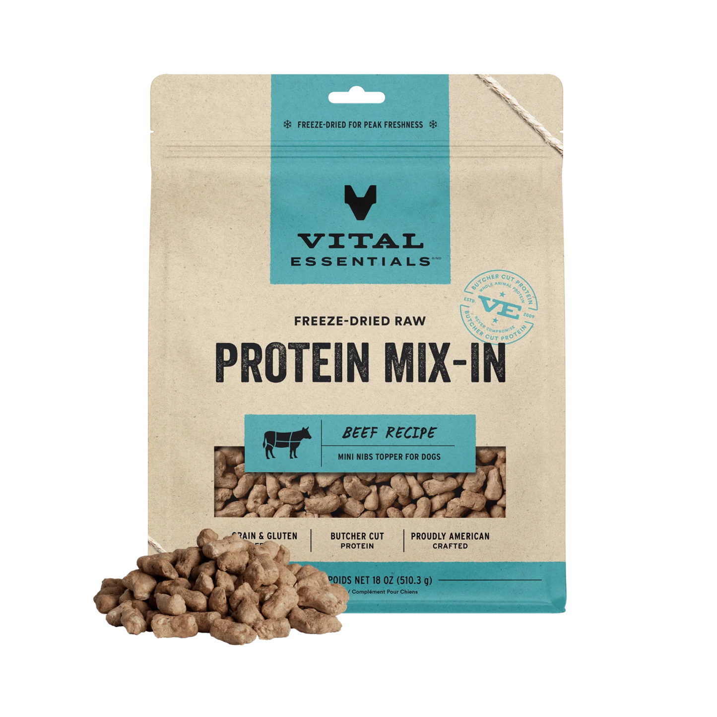 Vital Essentials Freeze-Dried Raw Protein Mix-Ins Topper
