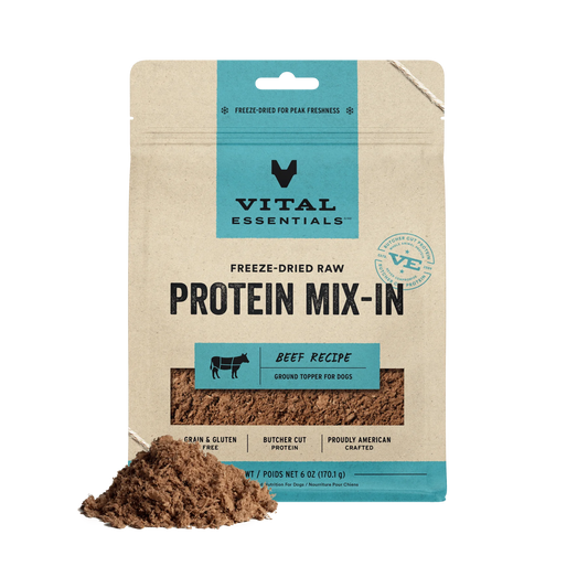 Vital Essentials Freeze-Dried Raw Protein Mix-In Ground Topper