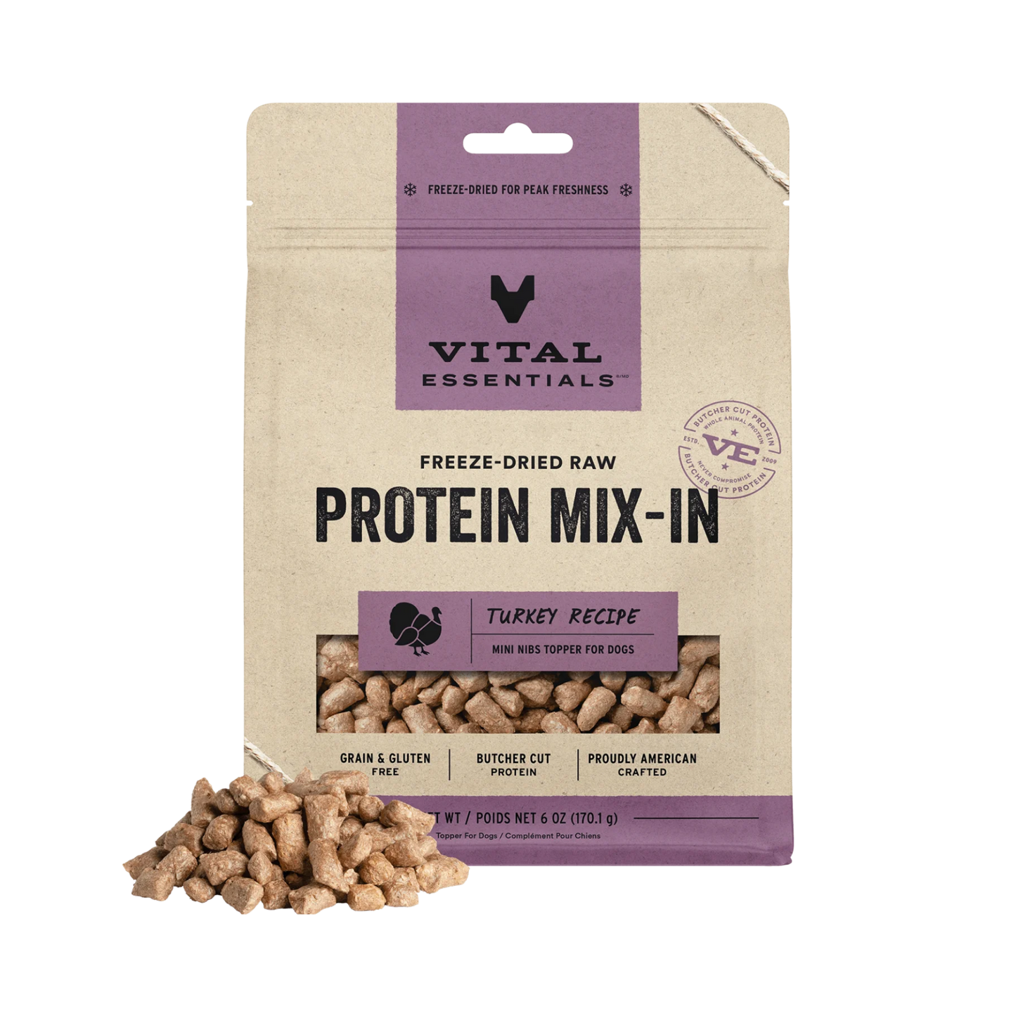 Vital Essentials Freeze-Dried Raw Protein Mix-Ins Topper