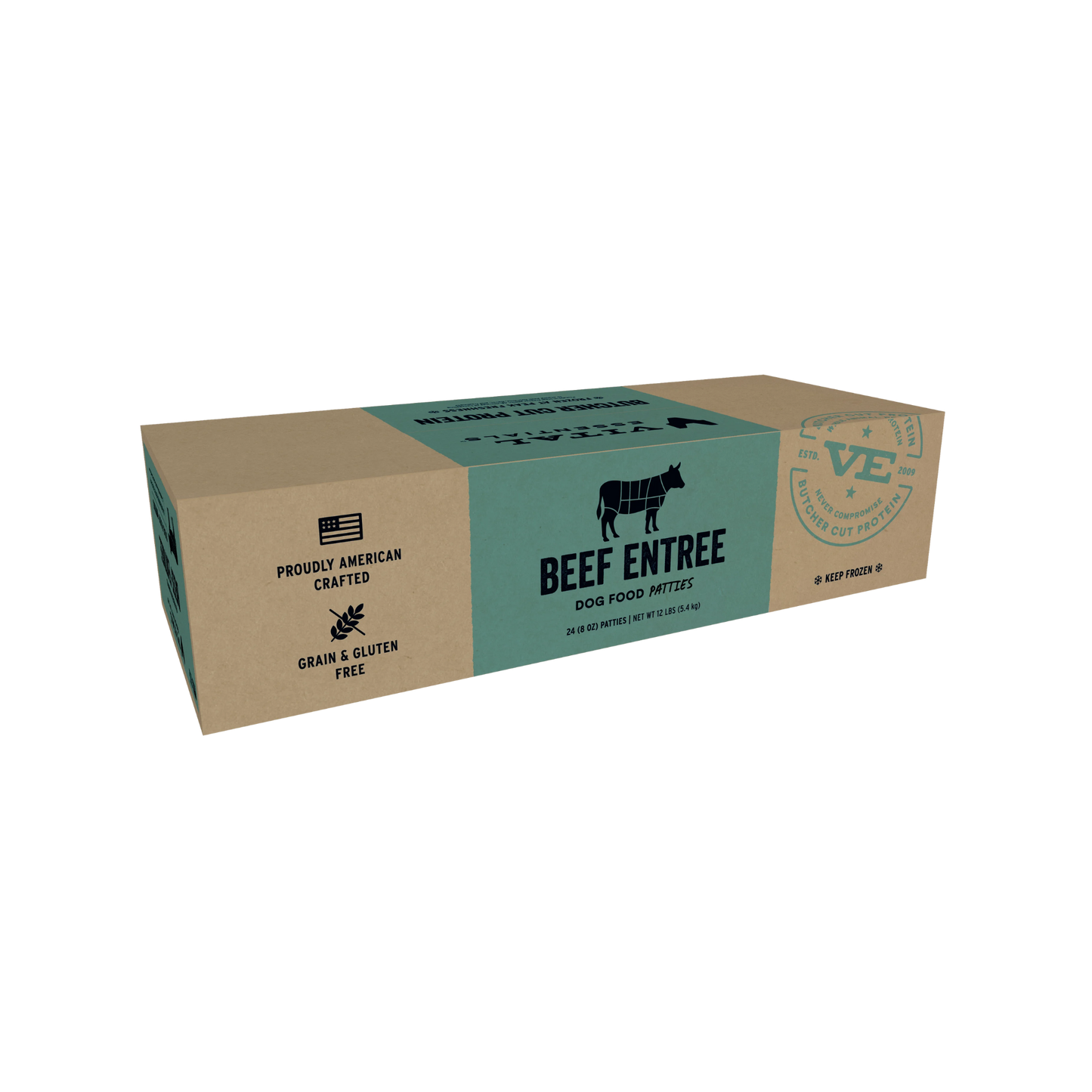 Vital Essentials Frozen Raw Patties Dog Food