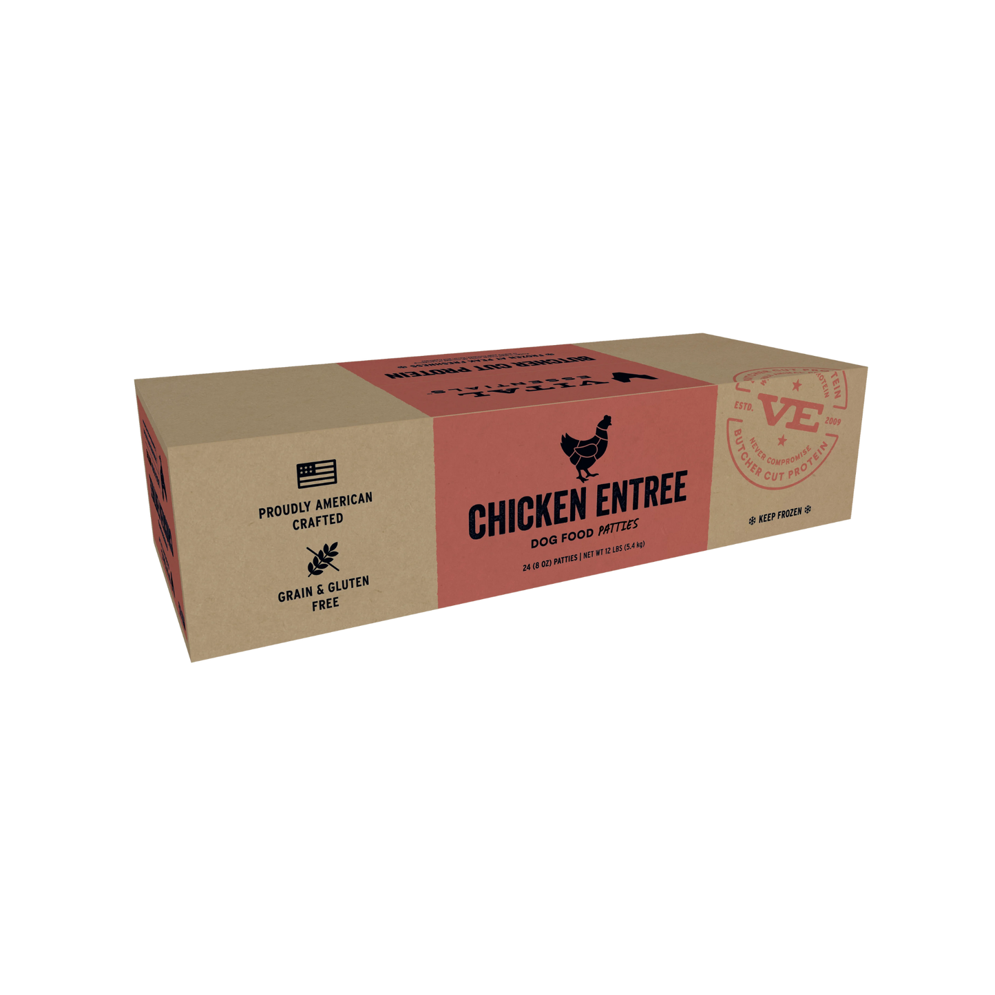 Vital Essentials Frozen Raw Patties Dog Food