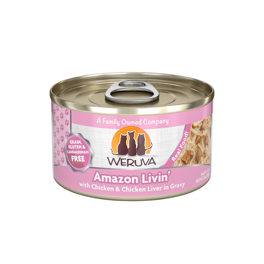 Weruva Amazon Livin' Chicken & Chicken Liver in Gravy Cat Food