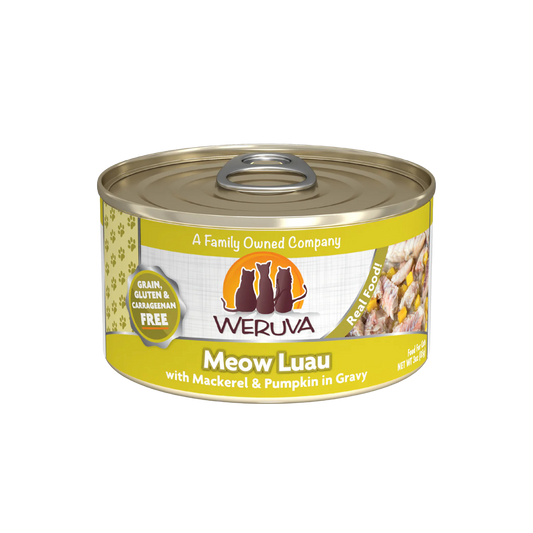 Weruva Meow Luau Mackerel & Pumpkin in Gravy Wet Cat Food