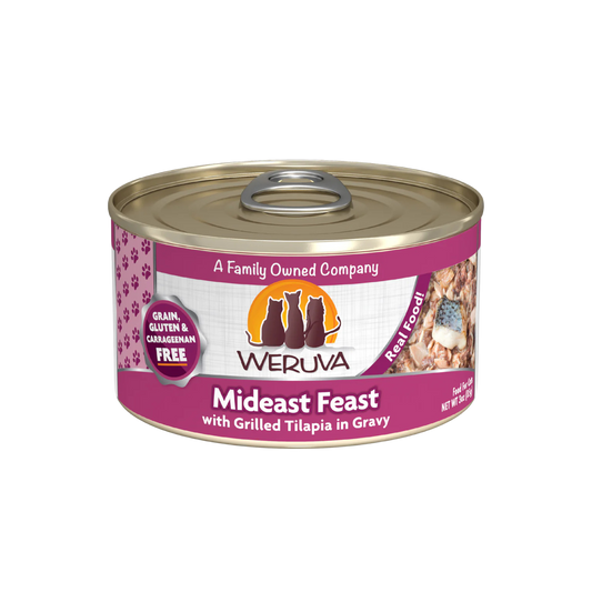 Weruva Mideast Feast Grilled Tilapia in Gravy Wet Cat Food