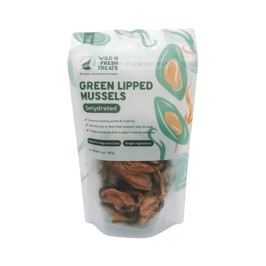 Wild N Fresh Dehydrated Green Lipped Mussels, 3oz