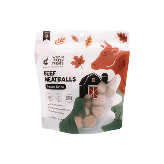 Wild N Fresh Freeze-Dried Beef Meatballs
