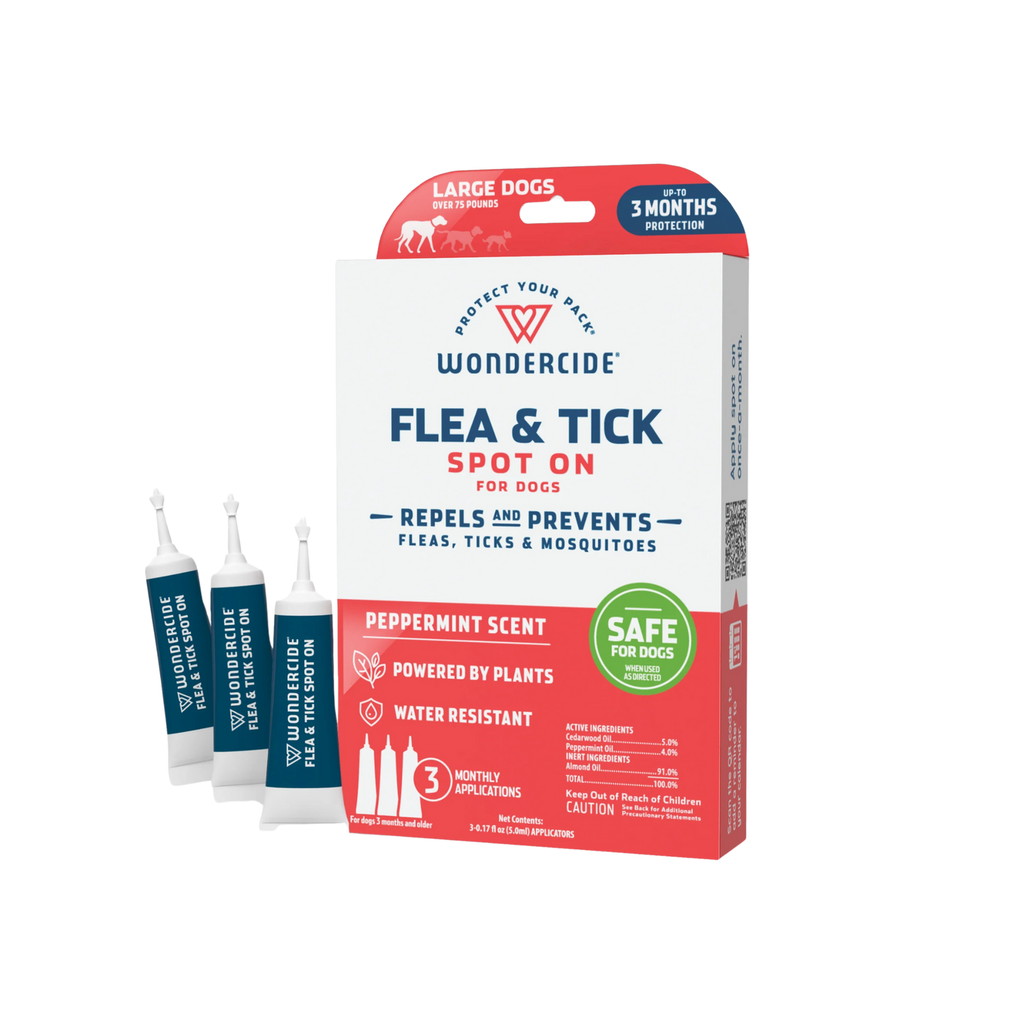 Wondercide Flea & Tick Spot On for Dogs with Natural Essential Oils