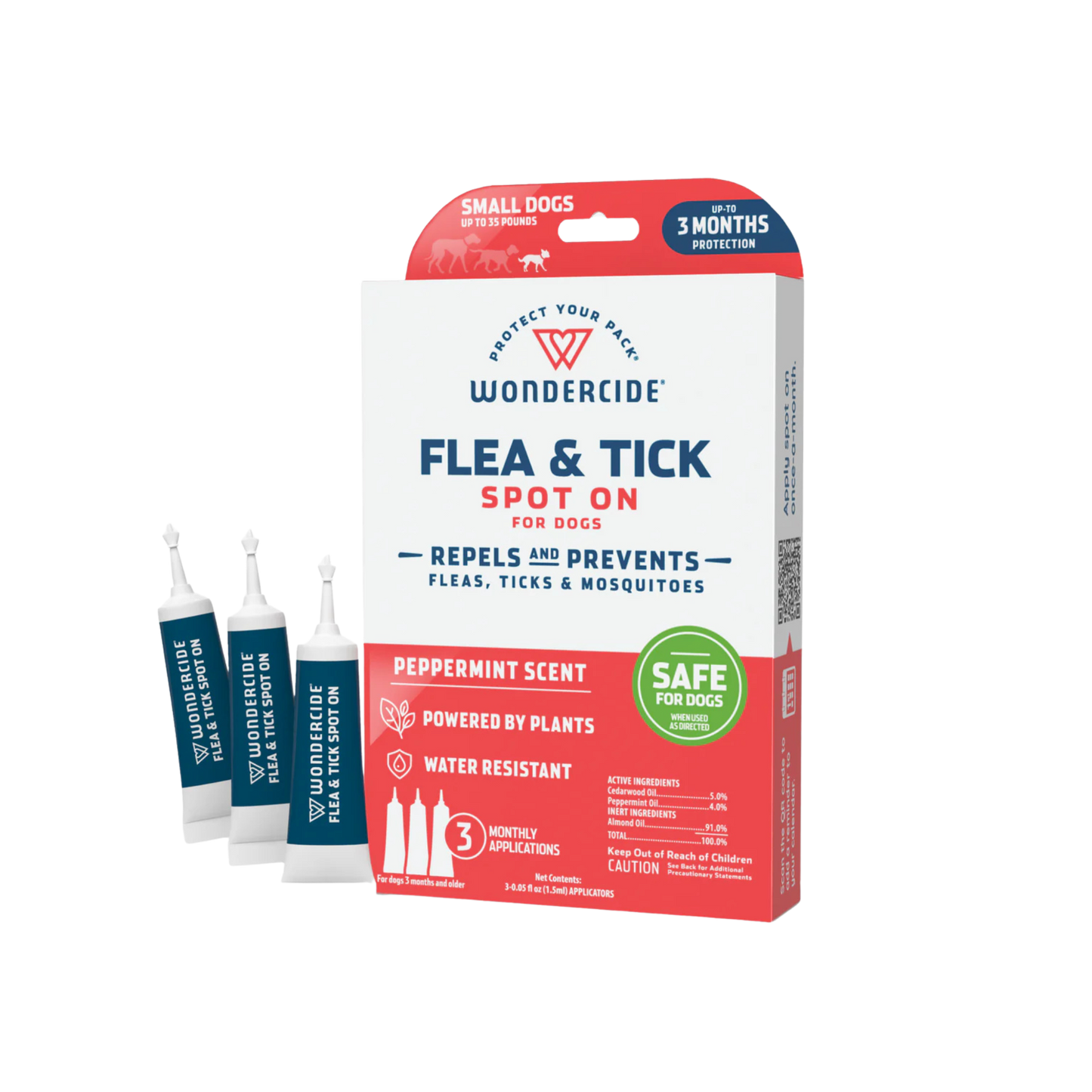 Wondercide Flea & Tick Spot On for Dogs with Natural Essential Oils