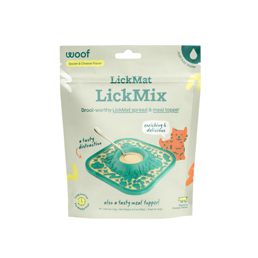 Woof Lickmat Bacon & Cheese LickMix