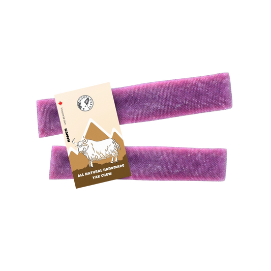 Woof Crate Medium Blueberry Himalayan Yak Chew