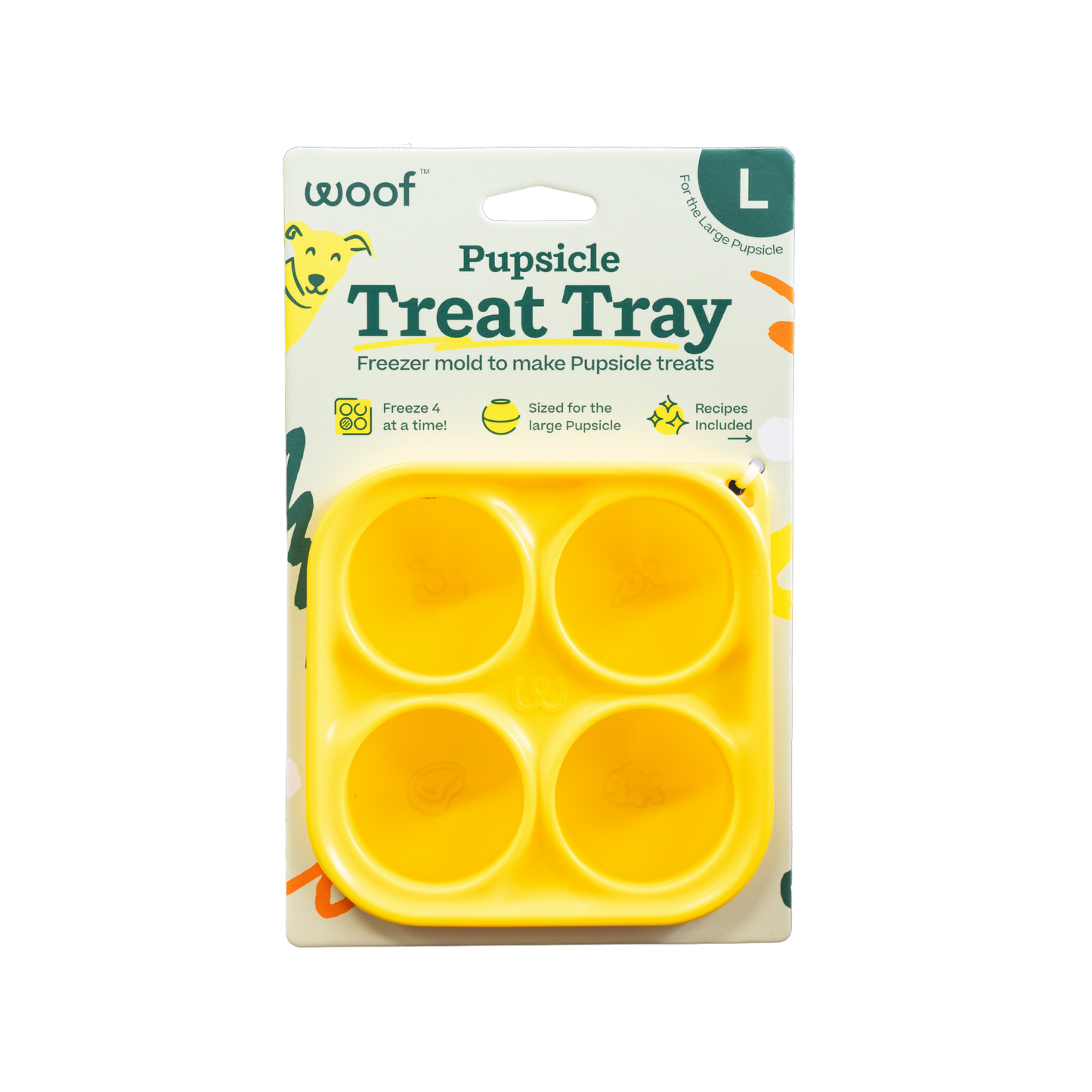 Woof Pupsicle Treat Tray