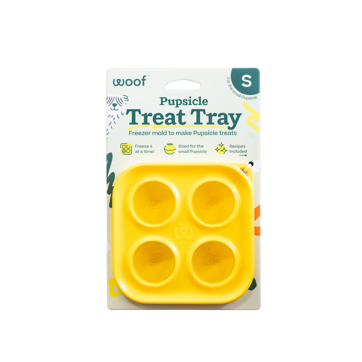 Woof Pupsicle Treat Tray