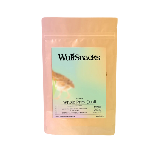 WulfSnacks Dehydrated Whole Prey Quail