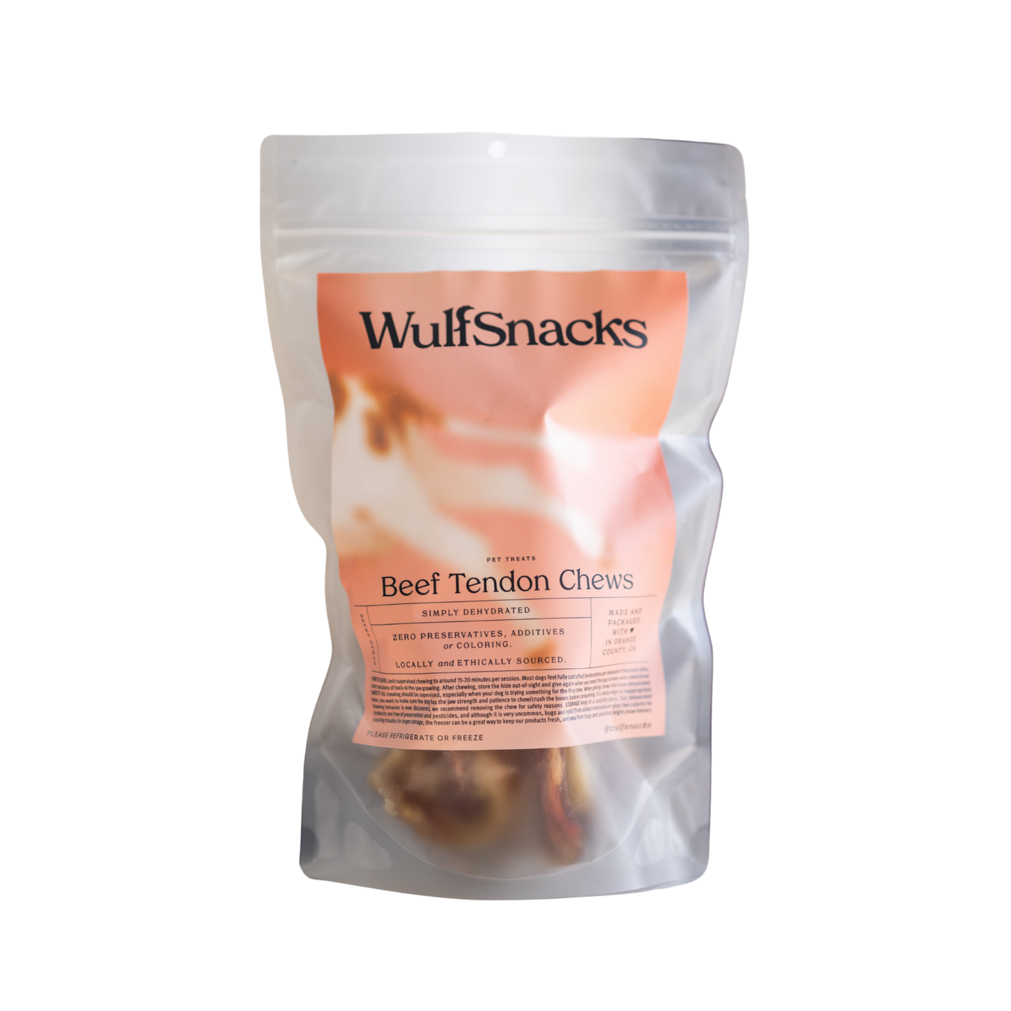 WulfSnacks Dehydrated Beef Tendon Chews