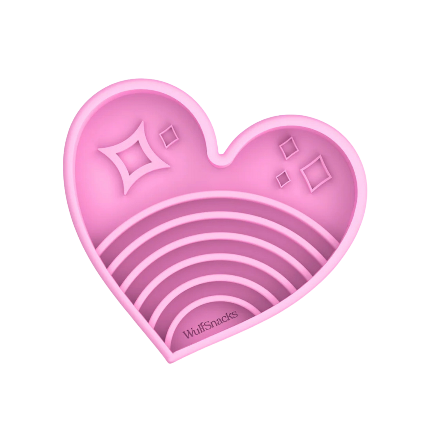Wulfsnacks Pink Heart Slo Bowl