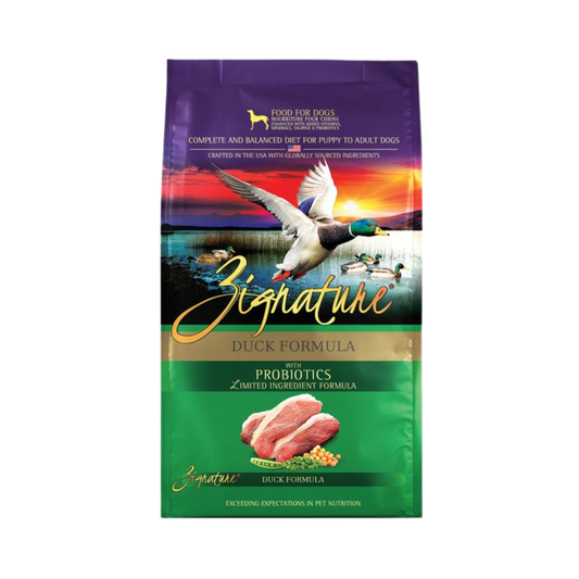Zignature Duck Formula Dry Dog Food