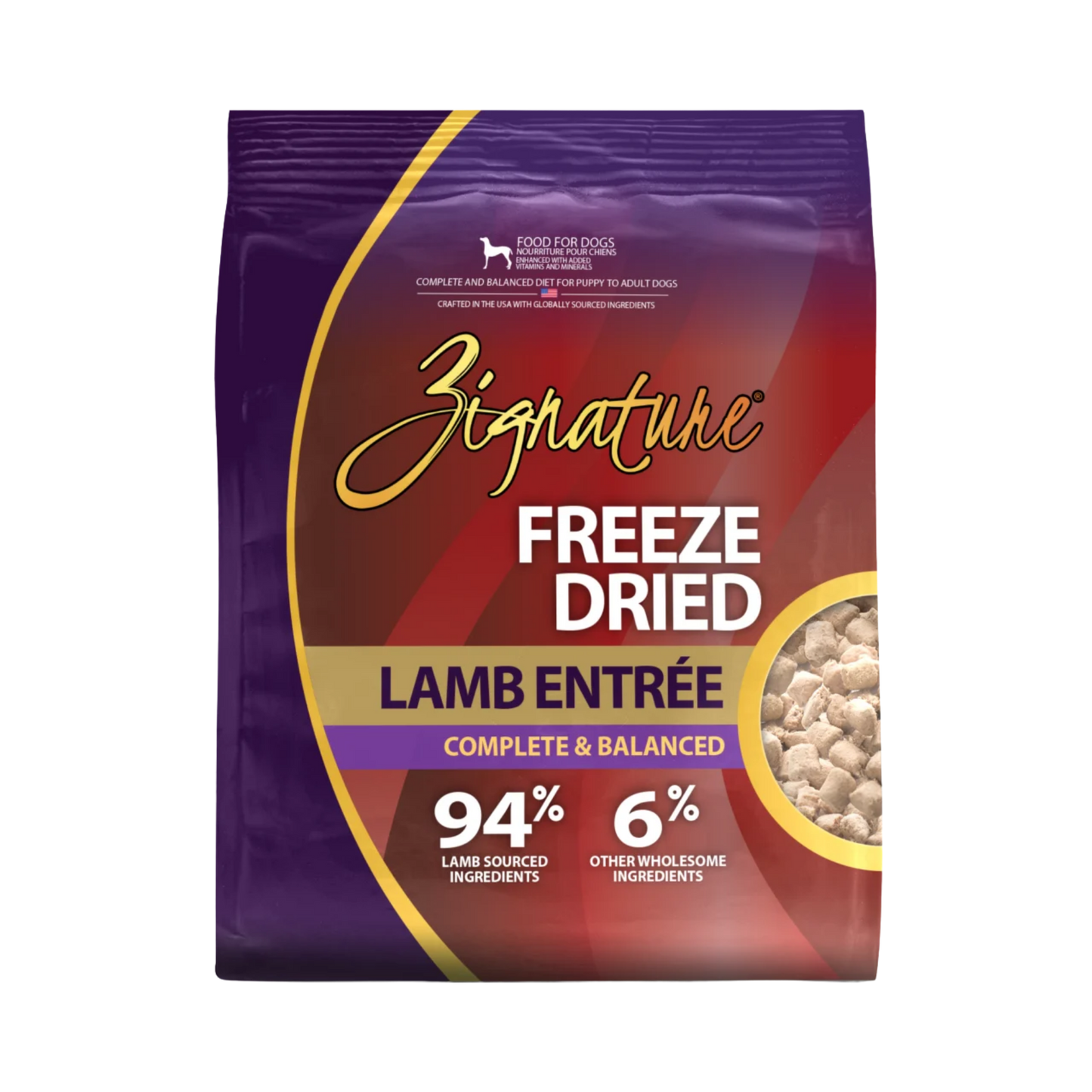 Zignature Freeze-Dried Lamb Entrée