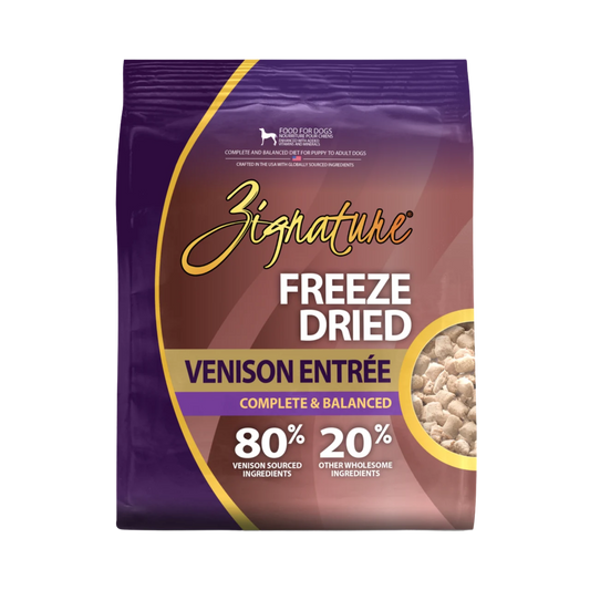 Zignature Freeze-Dried Venison Entrée