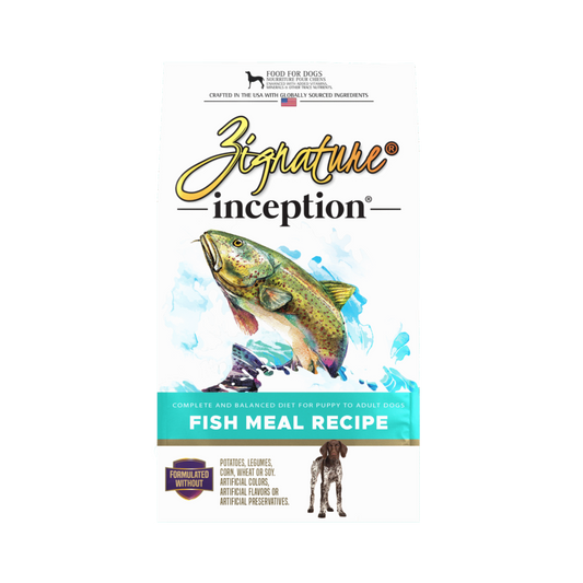 Zignature Inception Fish Meal Recipe Dry Dog Food