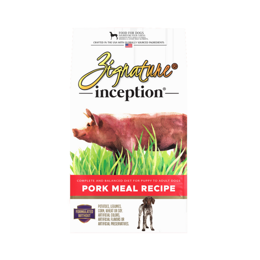 Zignature Inception Pork Meal Recipe Dry Dog Food