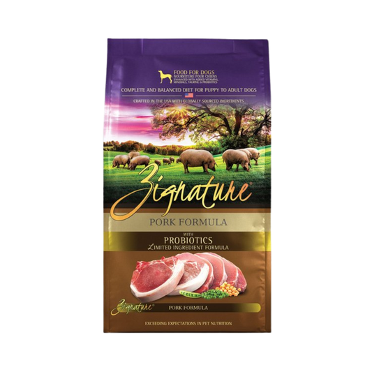 Zignature Pork Formula Dry Dog Food