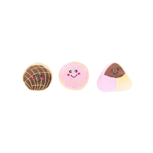 Zippy Paws Miniz 3-Pack Pan Dulce